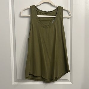 Olive Green Lululemon Love Tank